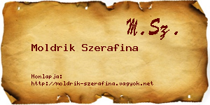 Moldrik Szerafina névjegykártya